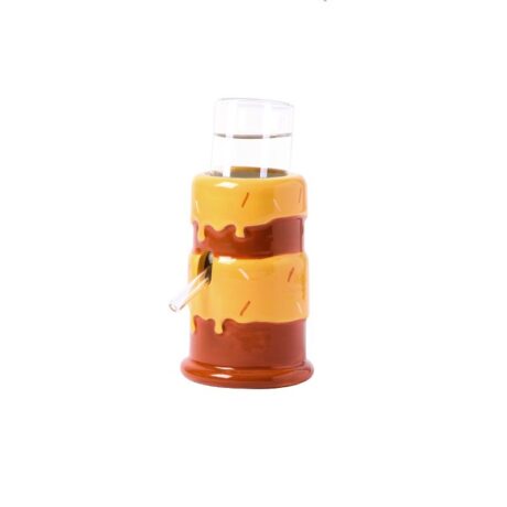 Ceramic Water Bottle Base For Hamsters Honey Pot Shape