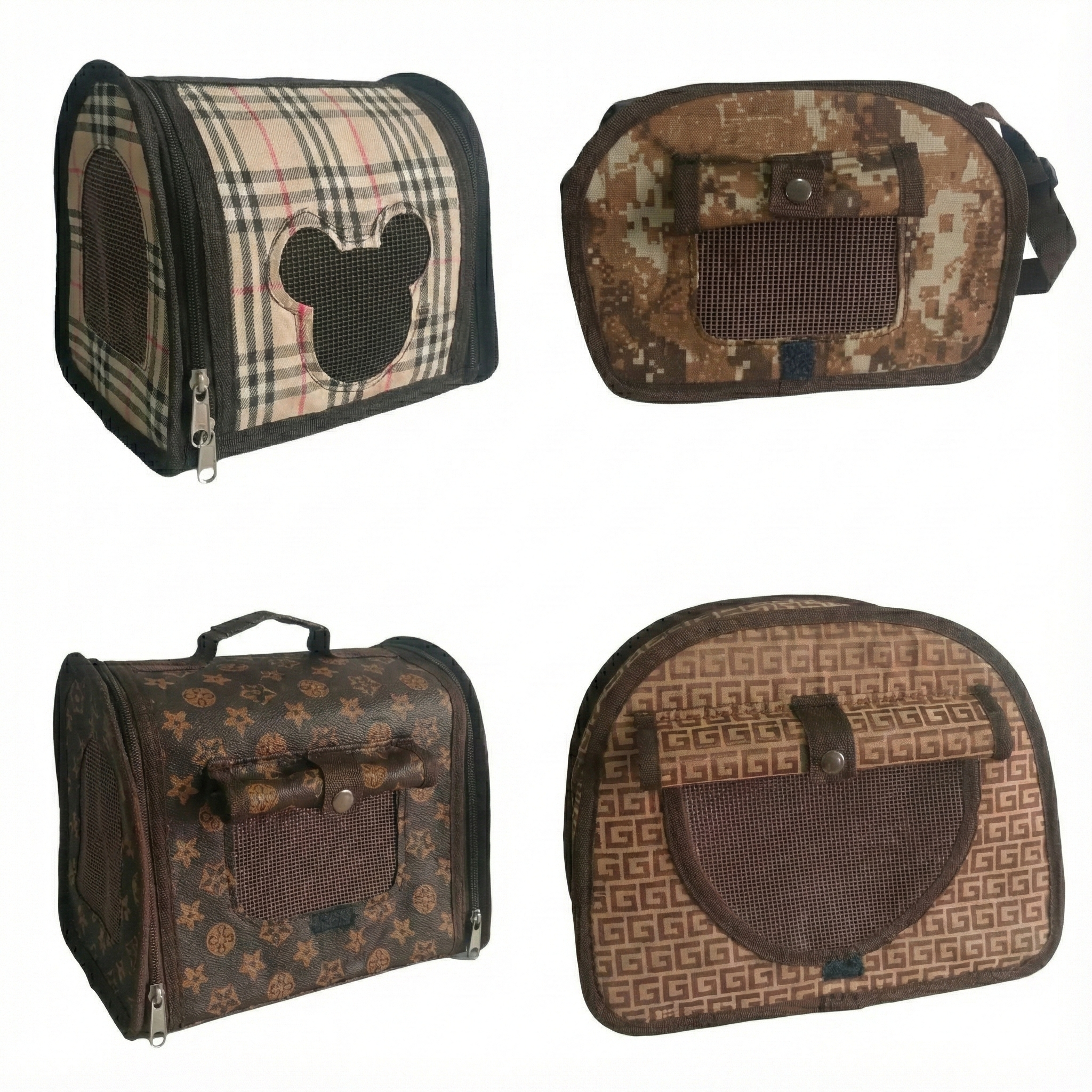 Soft-Sided Pet Travel Bag for Pets - กระเป๋าเดินทางสำหรับสัตว์เลี้ยง มีตาข่ายระบายอากาศ