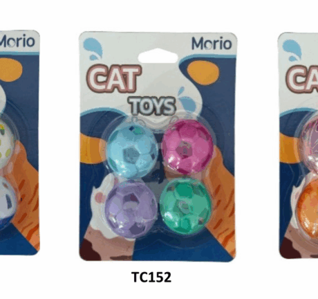 Morio Pet Toy Football Bell Ball TC152 - ของเล่นสัตว์เลี้ยง ลูกบอลกระดิ่งฟุตบอล (463880)