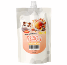 Honey Hamster Bedding Sand - ทรายอาบน้ำหนูแฮมเตอร์ กลิ่นฮันนี่พีช 500g