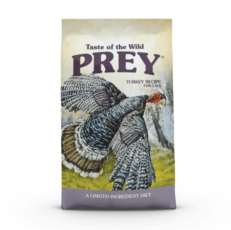 Taste of the Wild PREY Turkey Limited Ingredient Recipe for Cat - อาหารแมว สูตรเน้นเพิ่มโครงสร้าง น้ำหนักตัว และขนแน่น 680g (469671)