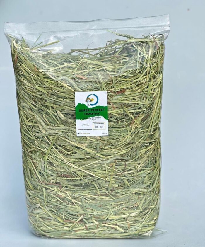 Super Perfect Timothy 1kg - หญ้าทิโมธี เกรดซุปเปอร์พรีเมี่ยม 1กก. (465793)
