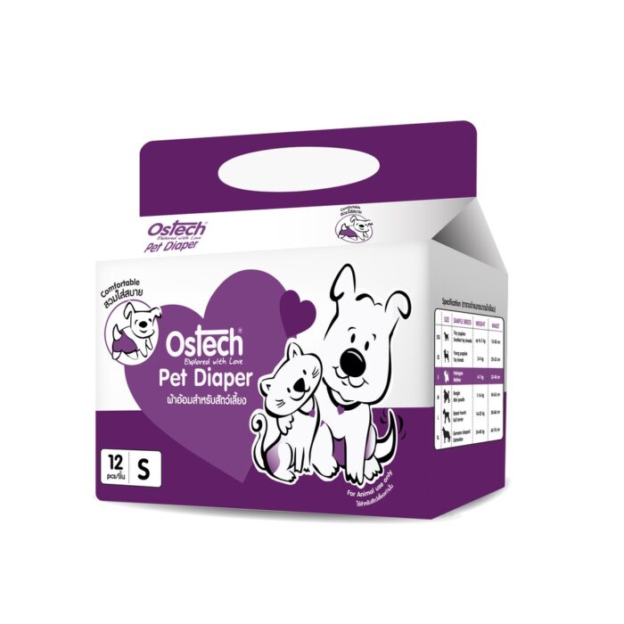 พบคำแนะนำในการเลือกกรงนกที่สมบูรณ์แบบ 8 Ostech Pet Diaper Size S - ผ้าอ้อมสำหรับสัตว์เลี้ยง ไซซ์ S (12ชิ้น/ห่อ)(470188)