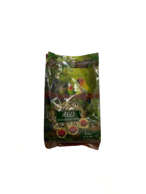 IMG_0576-removebg-preview A60 Breeder Bird Food - อาหารนกพรีเมียมสำหรับนกพาราคีตและนกปากขอขนาดกลาง-เล็ก 1kg (479859)