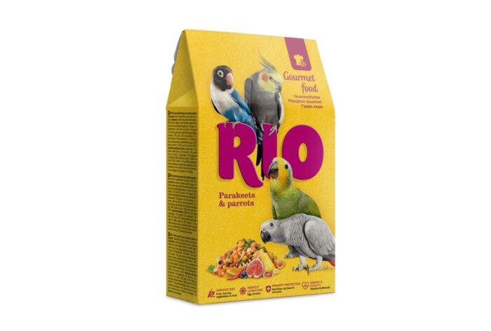 RIO Gourmet food for parakeets and parrots RIO Gourmet Food for Parakeets and Parrots - อาหารนกรวมมิตร 250g