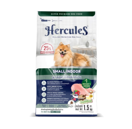 Hercules Dry Food for Indoor Adult Small Breeds Dogs"