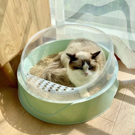 SOOS Pet Empire Cat Toilet Size L - กระบะทรายแมวพร้อมที่ตัก ไซซ์ L (53x50x21cm) (484892)