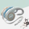 leash 475188 2 Automatic Retractable Dog Leash 3M - สายจูงสำหรับสุนัขแบบม้วนเก็บได้ (สายยาว 3 เมตร) (475188)