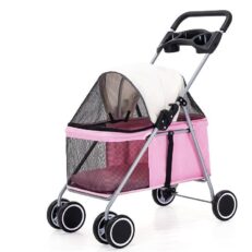 Pet Stroller - รถเข็นสัตว์เลี้ยงสำหรับสุนัข 10-15kg (77x45x88cm) (473380)