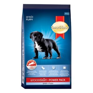 อาหารลูกสุนัข 500736 Smartheart Power Pack Puppy Food - อาหารลูกสุนัข อายุตั้งแต่หย่านมถึง 1ปี 1kg