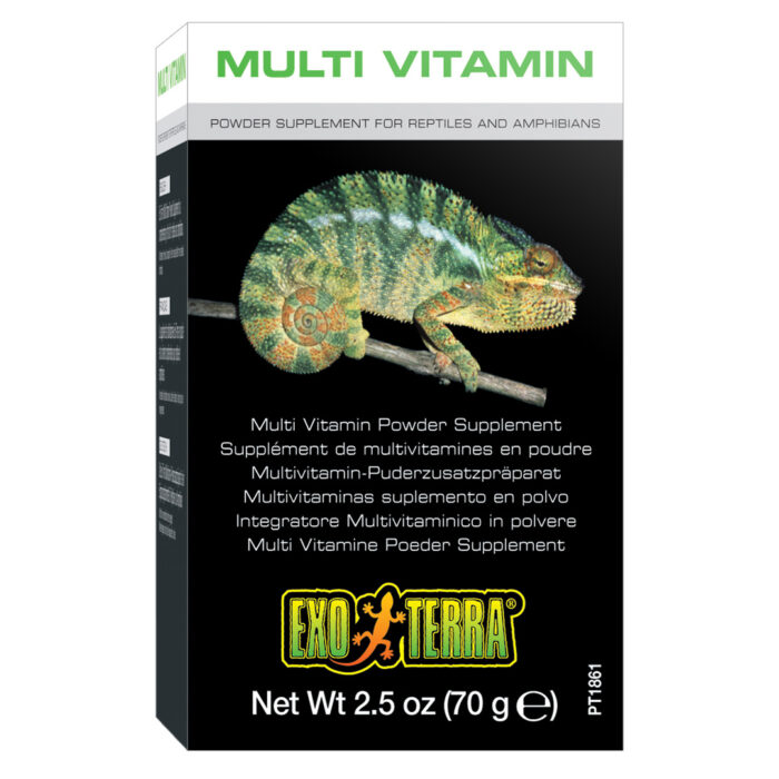 Multi_Vitamin_70_g EXO TERRA Multi Vitamin Powder Supplement For Reptiles & Amphibians - อาหารเสริมวิตามินรวมชนิดผงสำหรับสัตว์เลื้อยคลานและสัตว์ครึ่งบกครึ่งน้ำ 70g (355782)