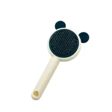 Pet Brush Panda Shape - แปรงหวีพร้อมปุ่มกดดัน สำหรับสัตว์เลี้ยง (488887)