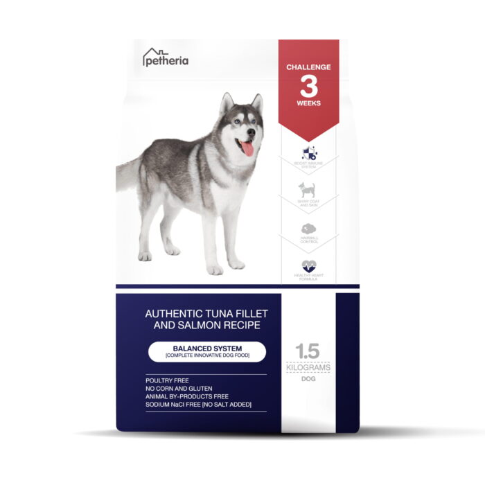 Petheria Balanced System for Dog - อาหารสุนัขทุกช่วงวัยแบบเม็ด 1.5kg (497705) Petheria Balanced System for Dog - อาหารสุนัขทุกช่วงวัยแบบเม็ด 1.5kg (497705)