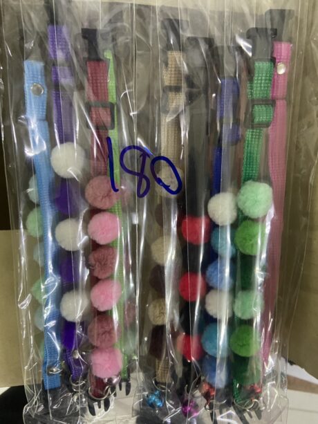 Pets Collar - ปลอกคอติดตุ้มบอลนุ่ม ยาว20-22นิ้ว (497477)