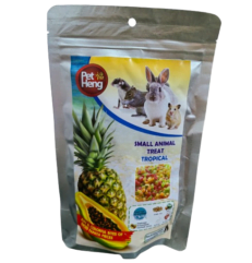 Pet Heng Diced Mixed Fruit Tropical - ขนมสัตว์เลี้ยงรสผลไม้เขตร้อน หั่นเต๋า 80g (494916)