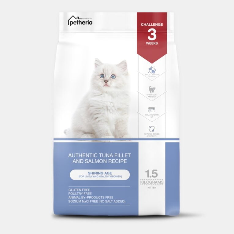 Petheria Shining Age No Corn & Gluten Free for Cat - อาหารลูกแมวหย่านม 1.5kg (497641)