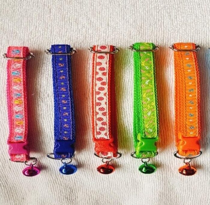 ปลอกคอลิบบิ้น2ชั้น ก้านปูสี 14นิ้ว (MY027)