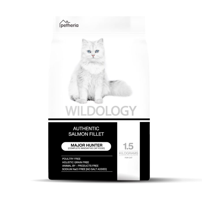 อาหารแมวแบบเม็ดโฮลิสติกเกรนฟรี WILDOLOGY MAJOR HUNTER Petheria Wildology Major Hunter for Cat - อาหารแมวแบบเม็ดโฮลิสติกเกรนฟรี 1.5kg (497691)