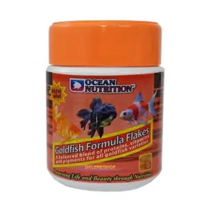 อาหารปลา 508274 Ocean Nutrition Goldfish Flakes อาหารปลา ชนิดแผ่นสำหรับปลาทองทุกชนิด 34g