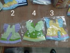 Pet Dress Set with Leash No1 - ชุดกระโปรงสัตว์เลี้ยงพร้อมสายจูง เบอร์1 (507070)
