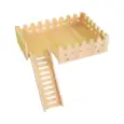 Hamster Wooden Platform M - ชั้นไม้ตกแต่งสำหรับหนูแฮมสเตอร์ (28x22.5เซนติเมตร) (504340)