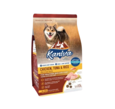 Kaniva Chicken Tuna & Rice for Dog - อาหารสุนัขคานิว่าเสริมสร้างกล้ามเนื้อ สูตรเนื้อสูตรไก่ ปลาทูน่าและข้าว