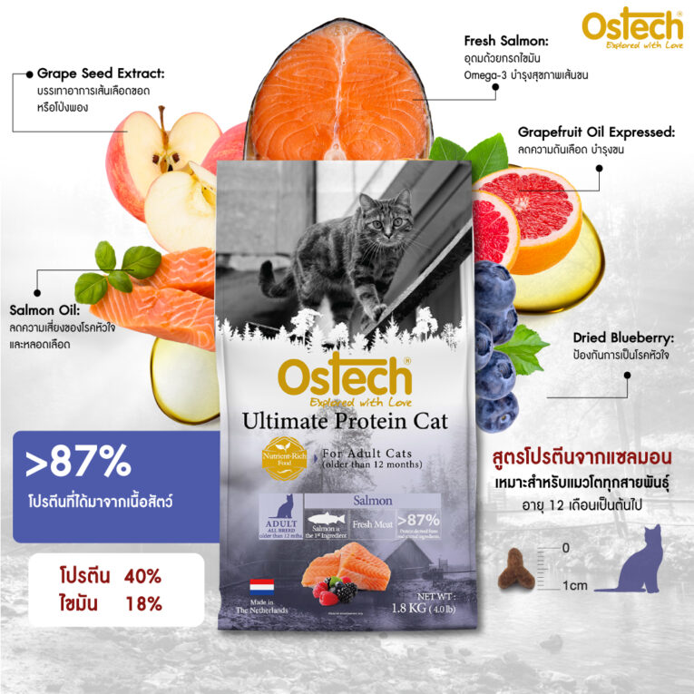 Ostech Ultimate Protein Cat Salmon