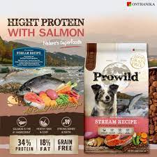 Prowild Evolution Stream Salmon & Sweet Potato - อาหารสุนัขโปรไวลด์ อีโวลูชั่น สตรีม สูตรปลาแซลมอนและมันหวาน 3kg