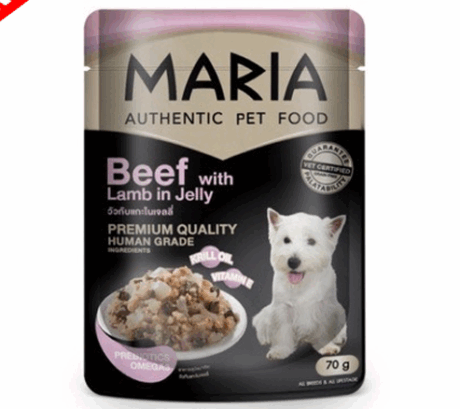 พบคำแนะนำในการเลือกกรงนกที่สมบูรณ์แบบ 9 MARIA Authentic Dog Food Beef with Lamb in Jelly - อาหารสุนัขเปียก รสเนื้อวัวกับแกะในเจลลี่ 70g (474909)