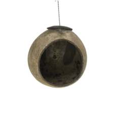 บ้านกะลา 4# - ไม่เจาะรูระบาย มีสายห้อยลวด มีหมวก