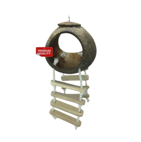 บ้านกะลาพิเศษ 4# - เจาะรูหน้าหลัง สายห้อยโซ่ บันไดเชือก2ทาง