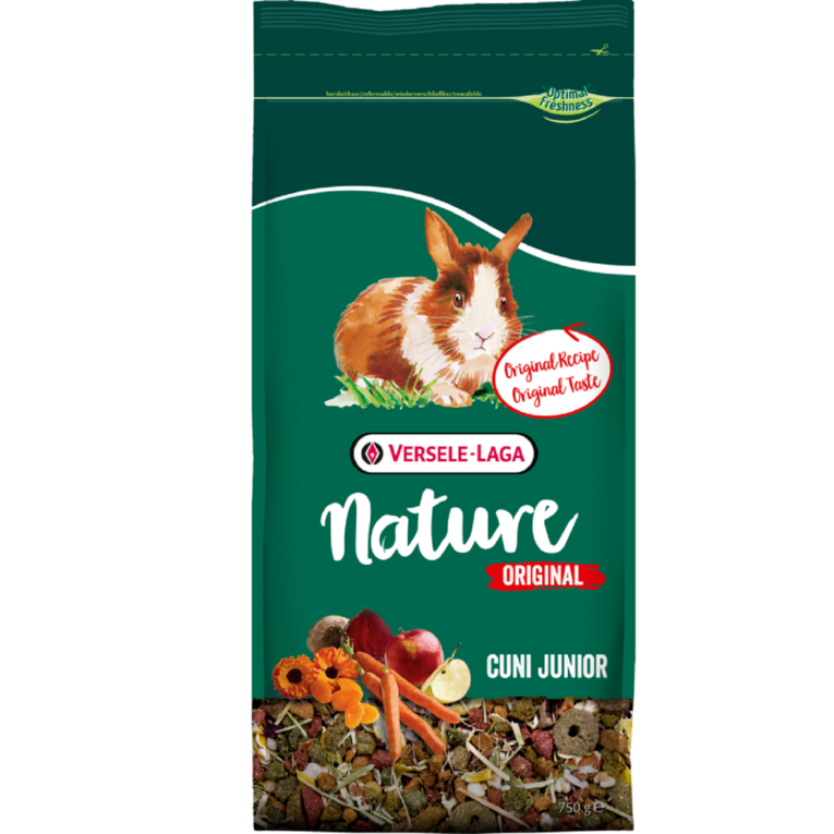 Versele-Laga Cuni Junior Nature Original - อาหารลูกกระต่าย(แคระ) ถึง 8เดือน 750g