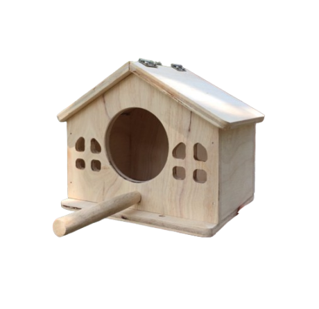 พบคำแนะนำในการเลือกกรงนกที่สมบูรณ์แบบ 10 Wooden Pet House - บ้านไม้สัตว์เลี้ยง (18x14x16cm)(510143)