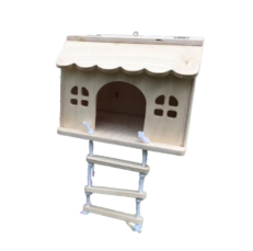 SOOS Wooden Pet House - บ้านไม้สัตว์เลี้ยง (18x14x16cm)(510144)