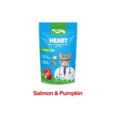 Mr.Vet Cat Food Pouch Heart Cardiac Care - อาหารแมวเปียก รสแซลมอนผสมฟักทอง บำรุงหัวใจ 70g (492759)
