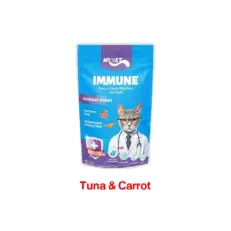 Mr.Vet Cat Food Pouch Immune Defence Boots - อาหารแมวเปียก รสทูน่าผสมแครอท เสริมภูมิคุ้มกัน 70g (274178)