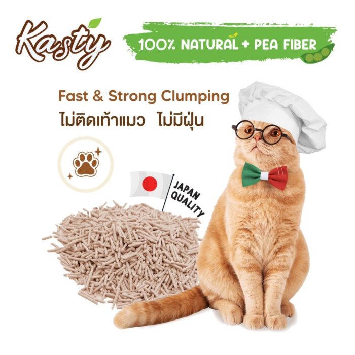 th-11134207-7r98z-lmzlh6t438097d Kasty Tiramisu Latte Tofu Cat Litter - ทรายแมวเต้าหู้กลิ่นทีรามิสุ ลาเต้ 20L (510805)
