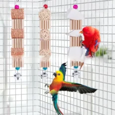 Bird Chew Toy - ของเล่นสำหรับนก แบบบล็อกไม้และกระดองหมึก (502534)
