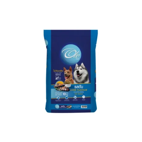 Ole Dog Food Liver Flavour -อาหารเม็ดสุนัขกระสอบ สูตรตับ 10kg