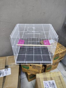 PHC Bird Cage - กรงนกพร้อมที่ให้อาหาร ขนาด 44.5x34x40.5cm