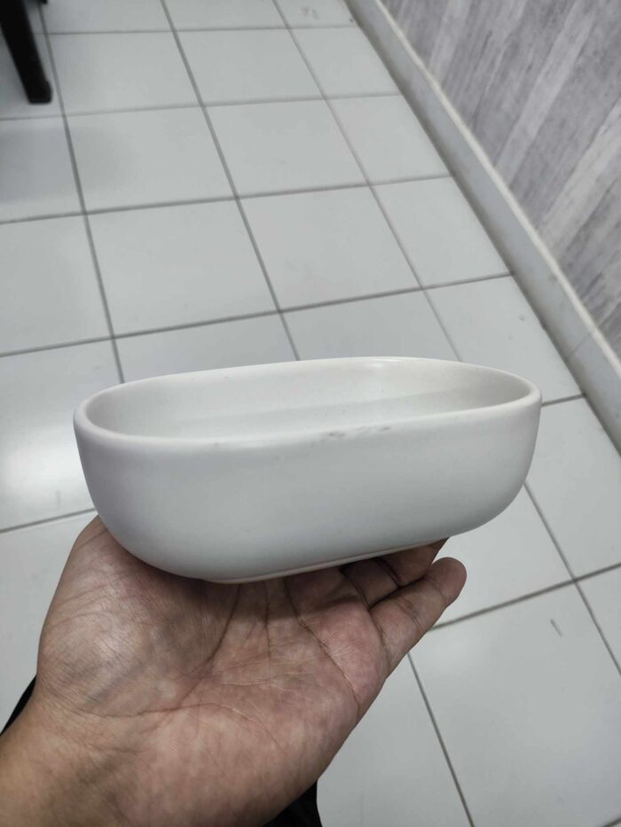 Ceramic Bowl - ถ้วยเซรามิคแคปซูล กว้าง5.5นิ้ว ยาว3.5นิ้ว สูง2นิ้ว (522317)