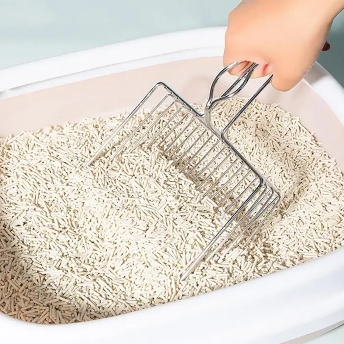 Pet Sand Scoop Stainless - ที่ตักทรายสัตว์เลี้ยง แบบสแตนเลส (522458)