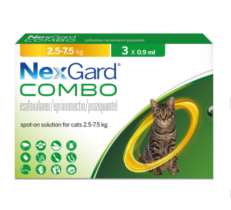 Nexgard Combo for Cats 2.5-7.5 kg