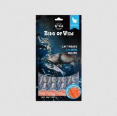 Bite of Wild Cat Treats Salmon Holistic - ขนมแมวเลีย สูตรแซลมอน เกรดโฮลิสติก 60g (1ซอง/4ชิ้น)