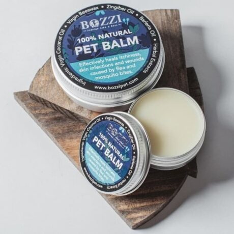 Bozzi Pet Balm 100% Natural For Pets 60g - บาล์มสมุนไพรออร์แกนิก เพิ่มความชุ่มชื้นและฟื้นฟูผิวหนัง สำหรับสัตว์เลี้ยง 30ก. (520014)
