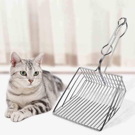 Pet Sand Scoop Stainless - ที่ตักทรายสัตว์เลี้ยง แบบสแตนเลส (522458)