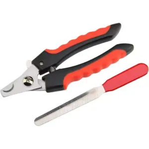 pet_nail_scissor Pet Nail Scissor - กรรไกรตัดเล็บสัตว์เลี้ยงพร้อมที่ตะไบเล็บ M (519669)