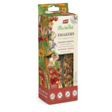 Vitapol Vita Herbal Smakers Red Vegetables - ขนมอัดแท่งสำหรับสัตว์ฟันแทะ สูตรพืชผักสีแดง