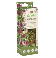 Vitapol Vita Herbal Smakers Broccoli Rose - ขนมอัดแท่งสำหรับสัตว์ฟันแทะ สูตรบร็อคโคลี่โรส