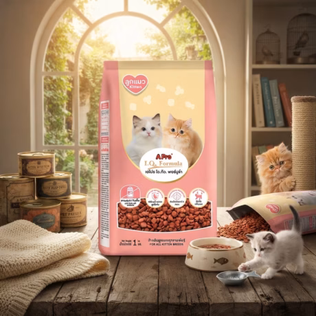 A Pro® I.Q. Formula Kitten - เอโปร® ไอ.คิว. ฟอร์มูล่า ลูกแมว 1kg (แบ่งขาย)(527172)